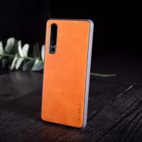 Etui AIORIA Vintage LEATHER do Huawei P30 pomarańczowy