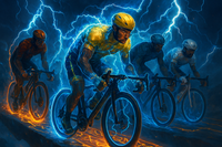 Opłatek na tort Kolarz Kolarzówka Kolarze Wyścig Peleton A4