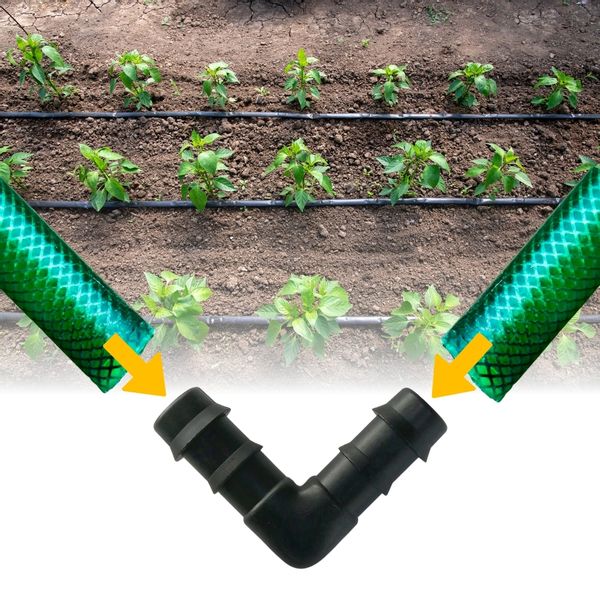 ZESTAW 10X KOLANKO ŁĄCZNIK DO LINII KROPLUJĄCEJ WĘŻY RUR WCISKANY WTYK ∅16 zdjęcie 3