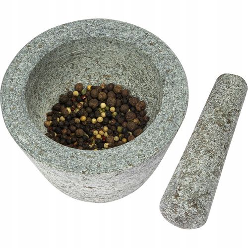 solidny moździerz kuchenny z tłuczkiem Granitowy trwała jakość prezent na Arena.pl