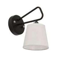 Morley lampa kinkiet 1x60W E14 czarny