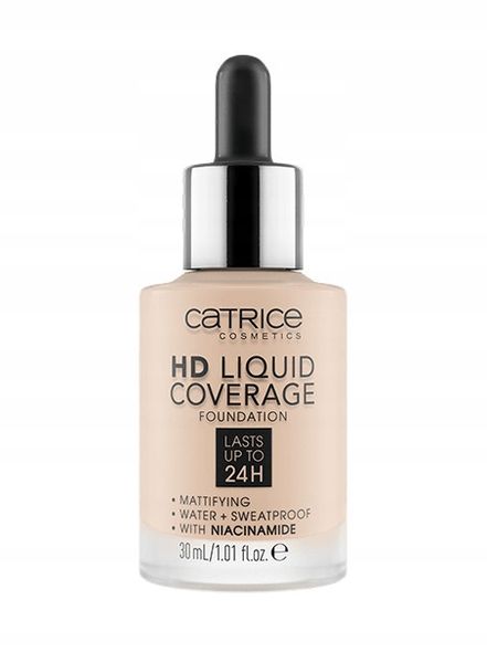 Catrice HD LIQUID COVERAGE Podkład 010 LIGHT BEIGE zdjęcie 1
