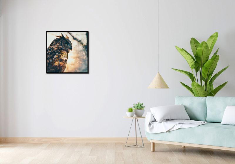 Plakat 60x60cm Sowi Duch zdjęcie 4