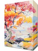 Obraz 20x30cm Roztańczony Krajobraz