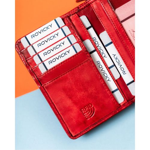 pojemny portfel damski z wieloma kieszeniami - rovicky na Arena.pl