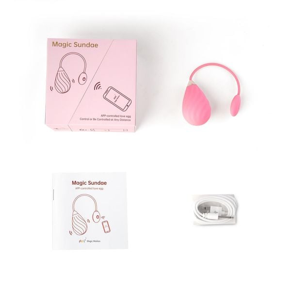 Magic Motion - Magic Sundae App Controlled Love Egg Pink zdjęcie 2