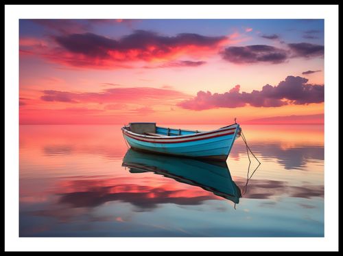 Plakat 70x50cm Spokój przed Połowem na Arena.pl