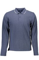 NIEBIESKA KOSZULKA POLO GANT Z DŁUGIM RĘKAWEM S