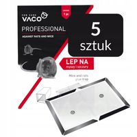 5x Duży Silny Lep na Myszy Szczury Pułapka na Myszy Szczury 21x15x1cm VACO