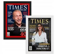 Okładka TIMES prezent URODZINY, WIECZÓR PANIEŃSKI KAWALERSKI - 21x30cm RAMA