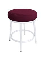 Taboret Ben noga metalowa biała MG02