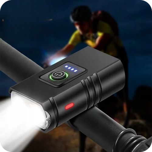 MOCNE LAMPKI ROWEROWE KIERUNKOWSKAZY OŚWIETLENIE PRZÓD TYŁ LED WODOODPORNE na Arena.pl