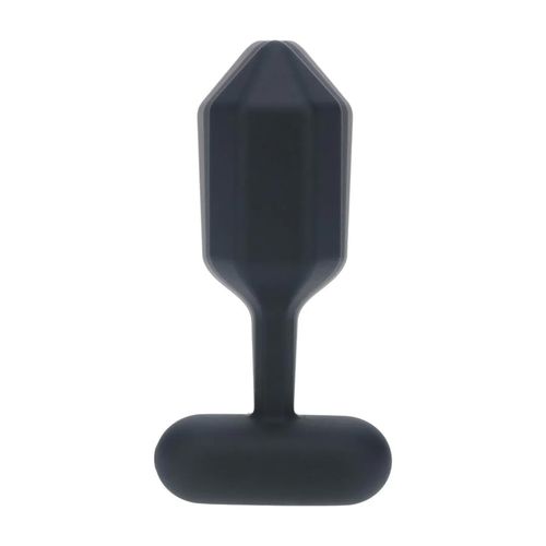 Hexagonal Vibrating Silicone Anal Plug - S - Black na Arena.pl