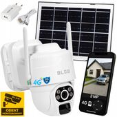CAŁKOWICIE BEZPRZEWODOWA KAMERA SOLARNA SIM NA KARTĘ ZEWNĘTRZNA OBROTOWA