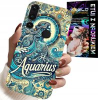 ETUI DO HUAWEI P20 PRO - ZNAK ZODIAKU, WODNIK, ASTRONOMIA PLECKI