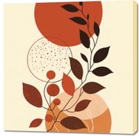 Obrazy do salonu boho nowoczesny 100x100cm Odcień Palet