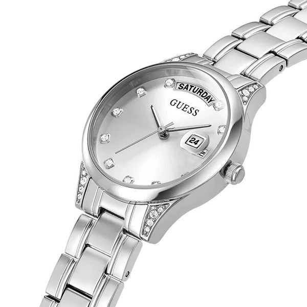 Damski zegarek z datownikiem elegancki marki GUESS zdjęcie 3