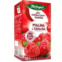 HERBAPOL HERBATA EXPRESOWA MALINA Z ŻURAWINĄ 20TB
