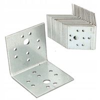 KĄTOWNIK łącznik CIESIELSKI 50x50x50 BUDOWLANY 50 z blachy OCYNKOWANEJ