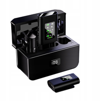 2x PROFESJONALNY MIKROFON BEZPRZEWODOWY KRAWATOWY USB-C / LIGHTNING + ETUI