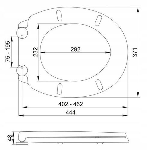 DESKA WC 2w1 WOLNOOPADAJĄCA SEDESOWA + NAKŁADKA na Arena.pl