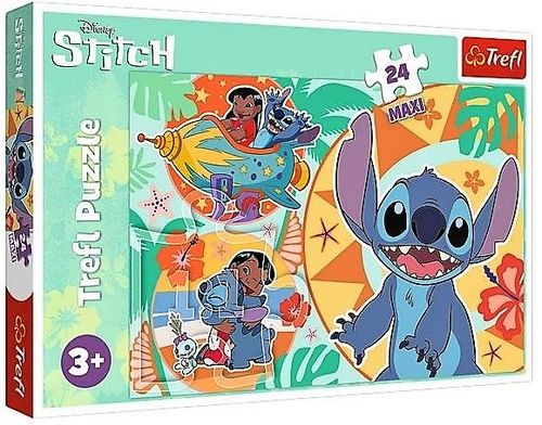 PUZZLE 24 MAXI WESOŁY DZIEŃ LILO&STITCH 14365 na Arena.pl