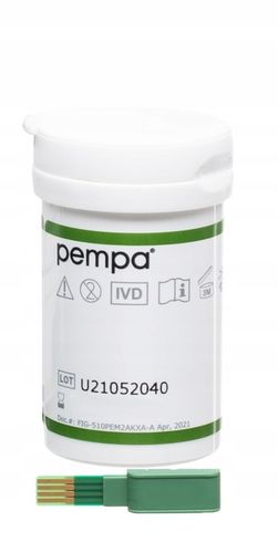 PASKI DO KONTROLI KWASU MOCZOWEGO PEMPA DO URZĄDZENIA 3W1 - 30szt na Arena.pl