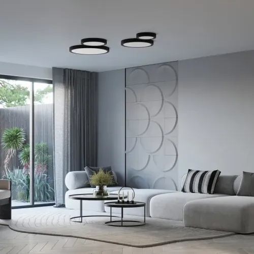 Plafon ONYX 50 czarny LED 3000K na Arena.pl