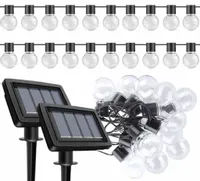 Girlanda solarna LED ogrodowa 20 x żarówek LED