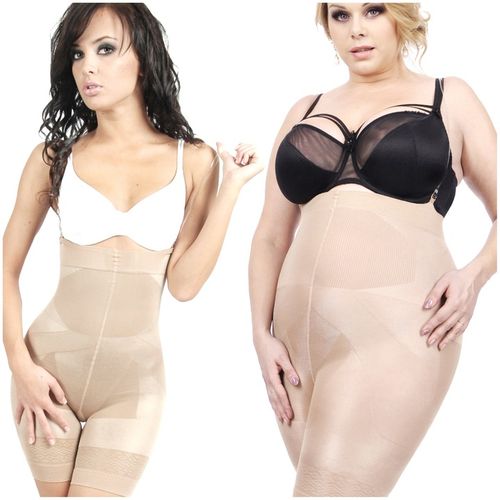 Orirose WYSOKIE Majtki mocno WYSZCZUPLAJĄCE brzuch MODELUJĄCE uda SIZE PLUS na Arena.pl