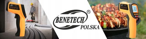 PIROMETR TERMOMETR BEZKONTAKTOWY LASEROWY BEZDOTYKOWY PODCZERWIEŃ -50 +950 na Arena.pl