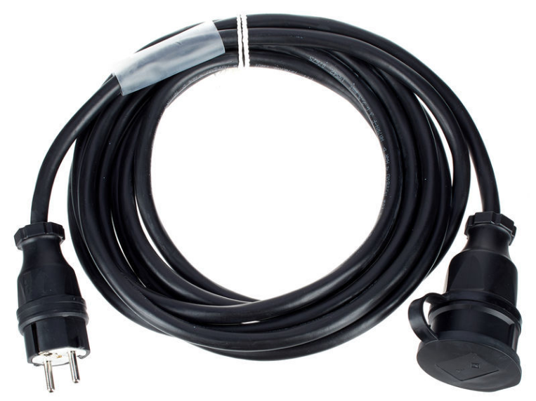 Kabel zasilający przedłużacz 5m oświetlenie nagłośnienie H07RN-F 2,5 mm² zdjęcie 2