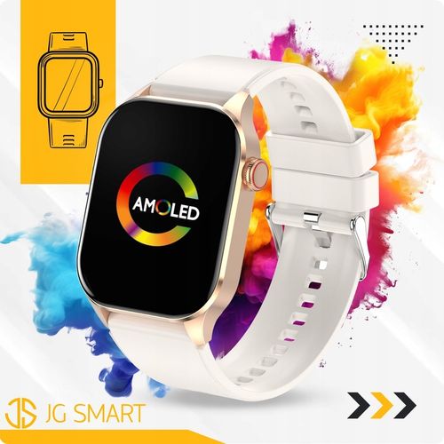 SMARTWATCH DAMSKI ZEGAREK POMIAR GLUKOZY CIŚNIENIE MENU PL ROZMOWY 2 PASKI na Arena.pl