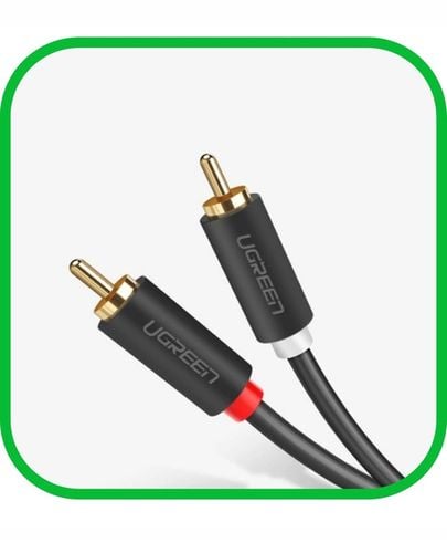 Kabel Przewód Audio Wtyk 2x RCA do 2xRCA Chinch STEREO 3M Pozłacany na Arena.pl
