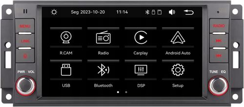 Radio Samochodowe Carplay Android Auto Do Jeep Wrangler Compass Dodge na Arena.pl