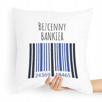 Prezent Poduszka Dla Bankiera Bezcenny Bankier Z Nadrukiem Ze Zdjęciem