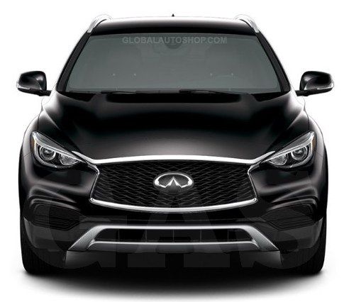 Infiniti QX30 - Chromowane Listwy Grill Chrom Atrapy Zderzaka Tuning na Arena.pl