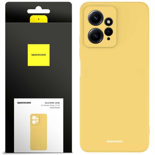Spacecase Silicone Case Redmi Note 12 4G yellow na Arena.pl