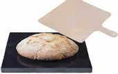 KAMIEŃ do pizzy i grilla, naturalny Granitowy + ŁOPATKA, 3W1