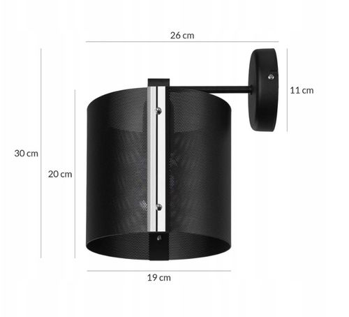 Nowoczesne Lampy Kinkiet Loft Kometa 2927/K-B-1 na Arena.pl