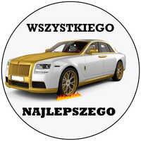 Opłatek na tort Rolls Royce Samochód Auto