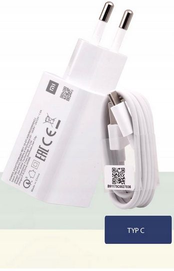 ŁADOWARKA XIAOMI FAST CHARGE 3.0 + KABEL TYPU C zdjęcie 7