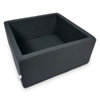 Suchy basen 90x90x40cm grafitowy bez piłek