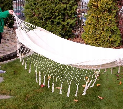 Hamak Ogrodowy Brazylijski Boho Huśtawka 200x100cm na Arena.pl