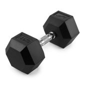 Hantla żeliwna gumowana HEX 17,5 kg UpForm stalowa