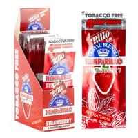 box - 15 x bibułka royal blunt hemparillo - truskawka