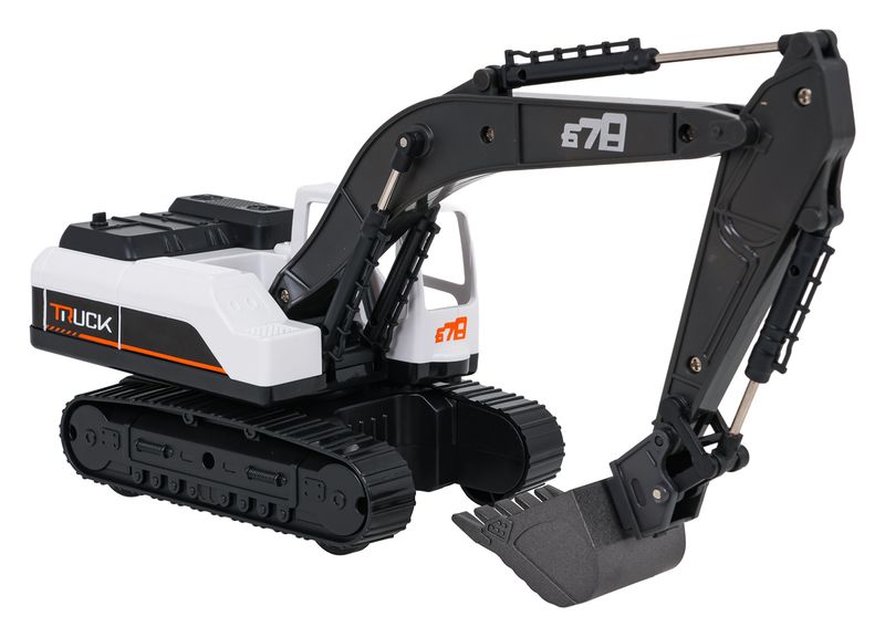 Metalowa Koparka Biała zdjęcie 6