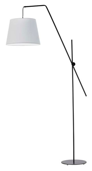 Czarna lampa stojąca na wysięgniku do czytania VIGO zdjęcie 9