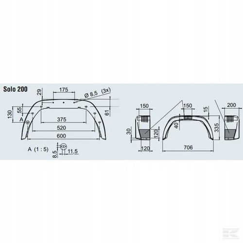 1259576 Błotnik PCW BKS na Arena.pl