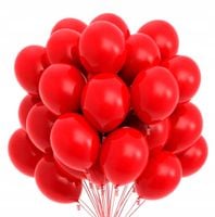 Mocne Balony Czerwone 50Szt Ślub Wesele Urodziny